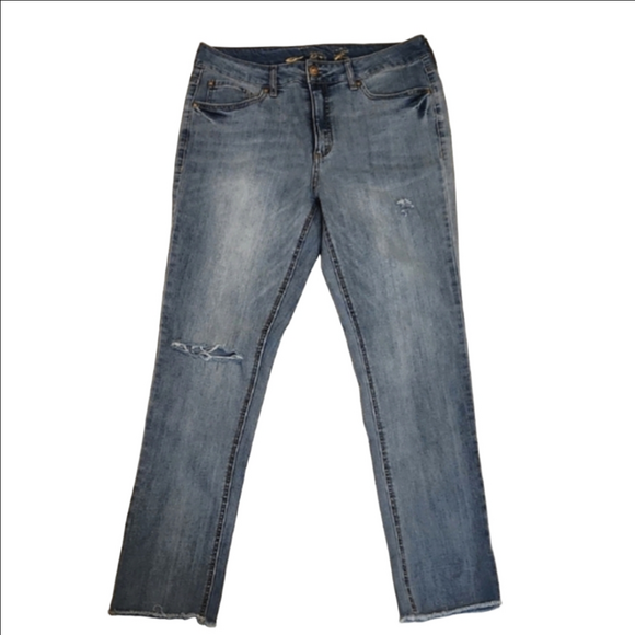 Womens Seven Weekend Slim Fit distressed Jean size 10. - Picture 1 of 10